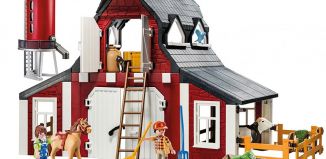 Playmobil - 9315-usa - Barn with Silo