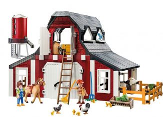Playmobil - 9315-usa - Barn with Silo
