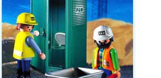 Playmobil - 3275s2v2 - Toilettes mobiles/ouvriers