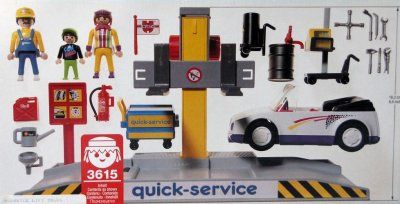 Playmobil 3615 - Service Lift - Back