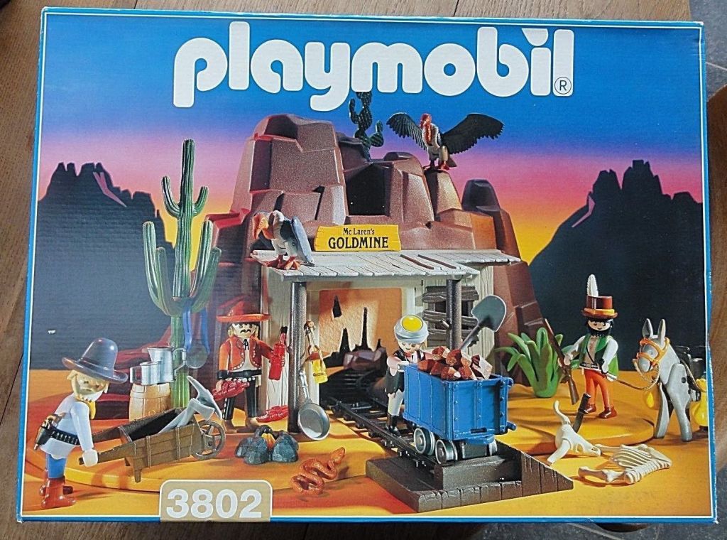 Playmobil 3802 - Mc Laren's Goldmine - Box