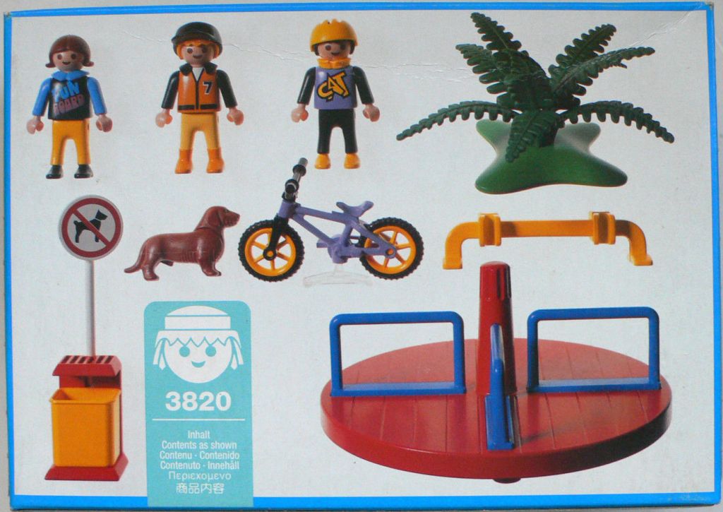 Playmobil 3820 - Modern Merry-Go-Round - Back