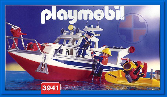 Playmobil 3941 - Coastal Rescue Boat - Box