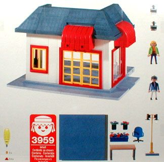Playmobil 3959 - Small City House - Back