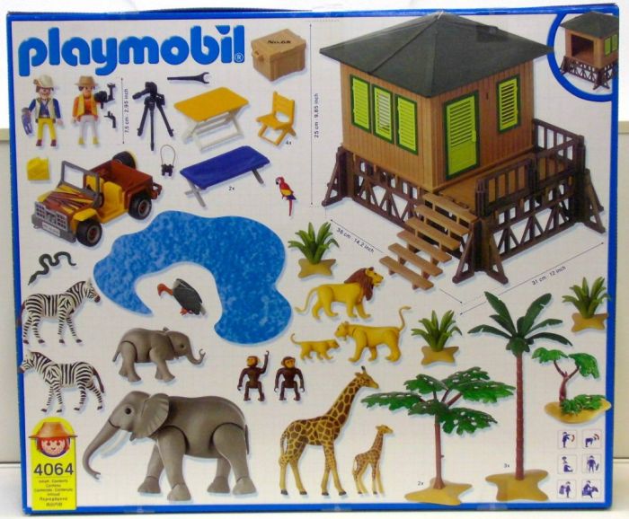 Playmobil 7400 Safari – Set Aggiuntivo Ponte E Cavalletto – Usato Completo
