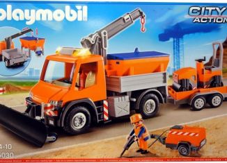 Playmobil - 5030 - Large Road Maintenance Set with Flashing Light