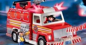 Playmobil - 5843-usa - Camion pompier