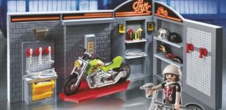 Playmobil - 5982 - Garaje de moto