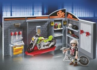 Playmobil - 5982 - Garaje de moto
