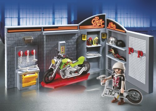 Playmobil Set: 5982 - Motorcycle Garage - Klickypedia