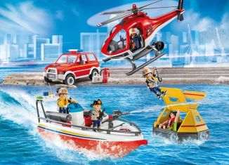 Playmobil - 9319-usa - Fire Rescue Mission