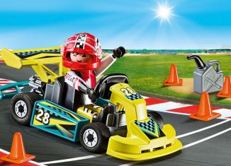 Playmobil - 9322-usa - Valisette Pilote de karting