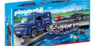 Playmobil - 9396-ger - Bundespolizei - Truck mit Schnellboot