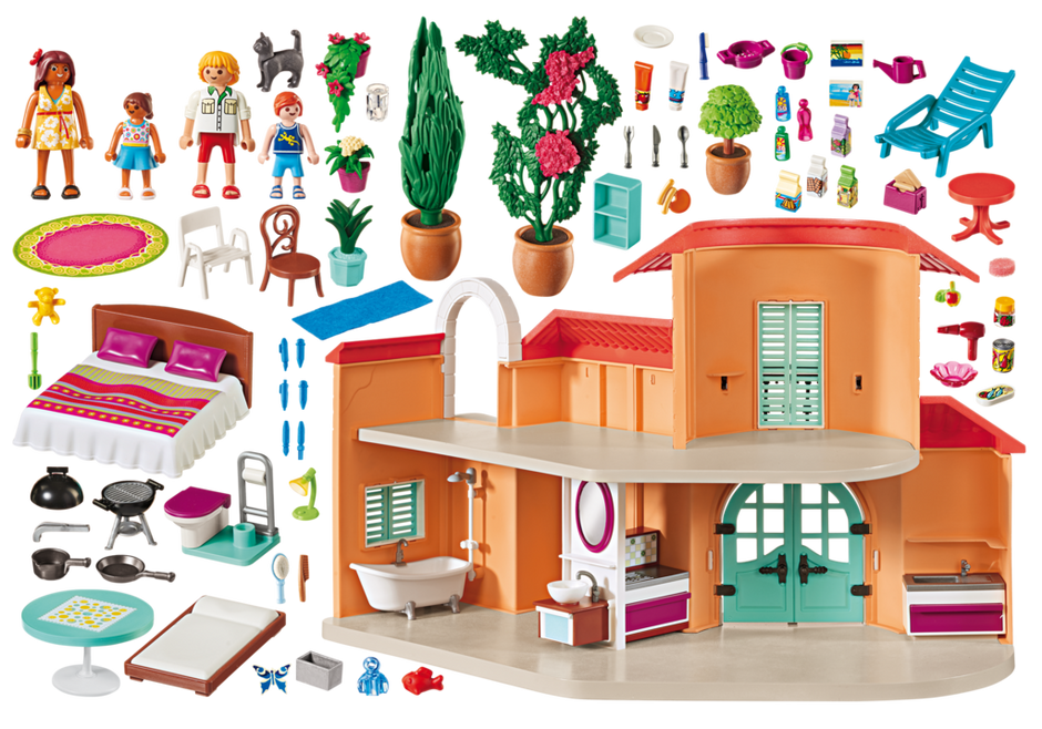 Playmobil 9420 - Sunny Vacation Villa - Back