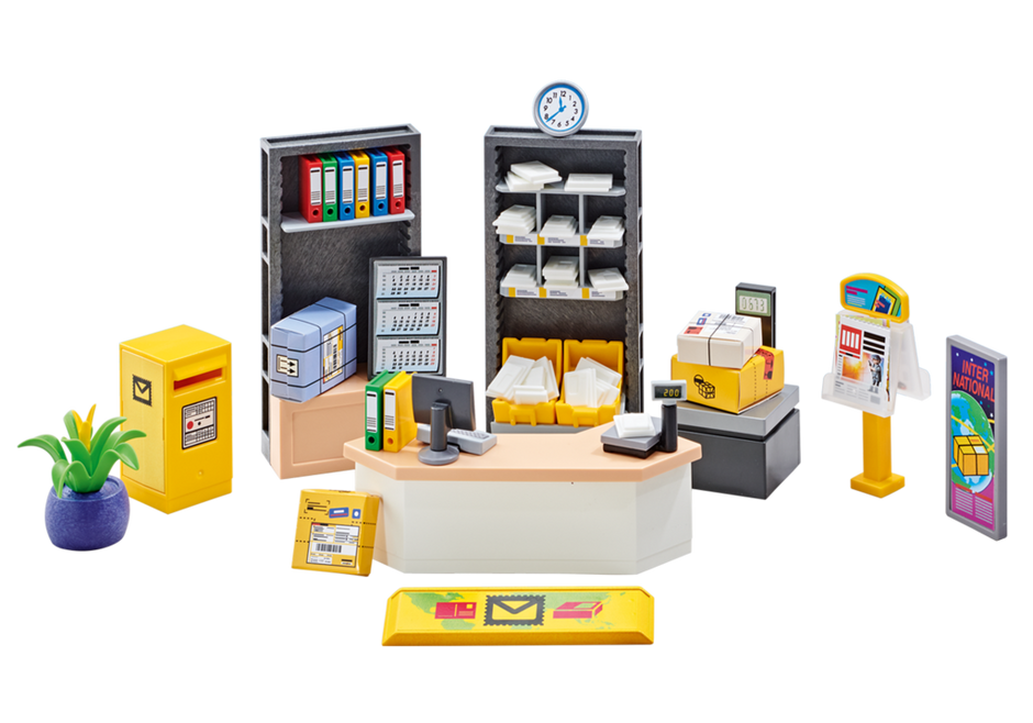 Kritik th Barber Playmobil Set: 9807 - Post Office - Klickypedia