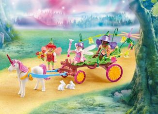 Playmobil - 9823 - Children Fairies with Unicorn Carriage