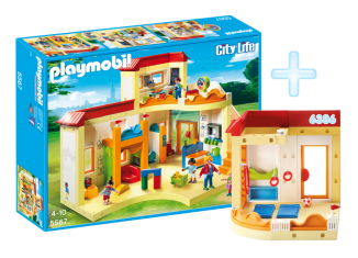 Playmobil - DE1806C - Paquet école maternelle