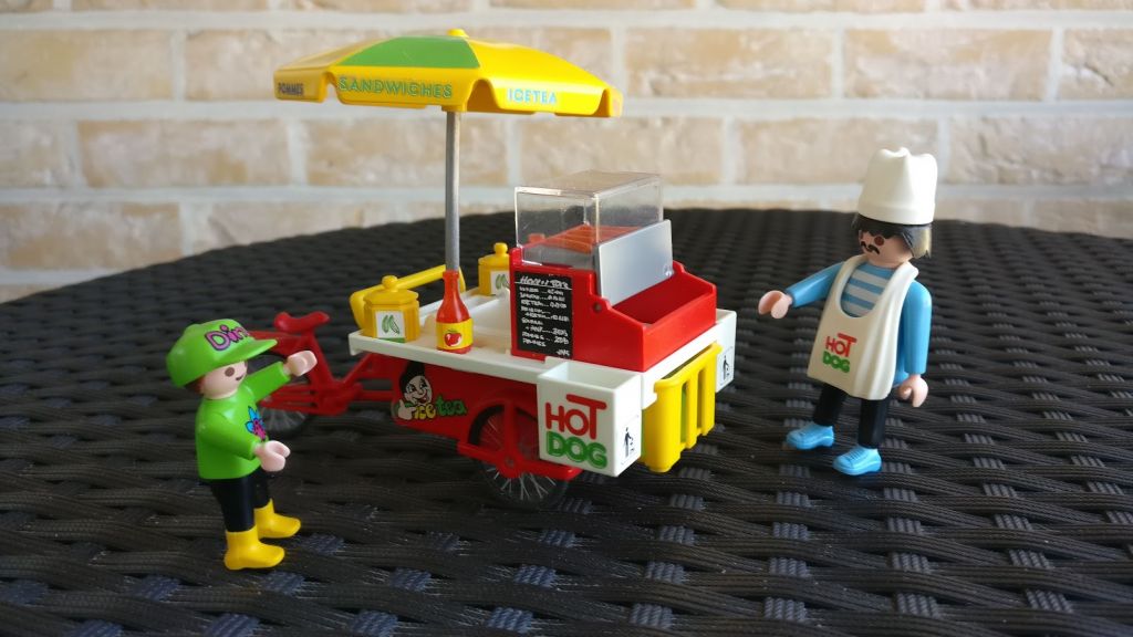 Playmobil 3848 - Hot Dog Stand - Back