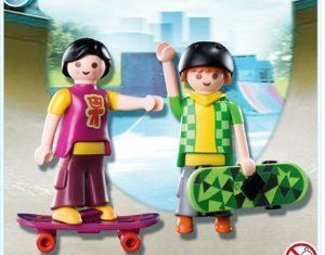 Playmobil - 5929 - Duo Pack Skaters - Detail Playmobil - 5929 - Duo Pack Skaters