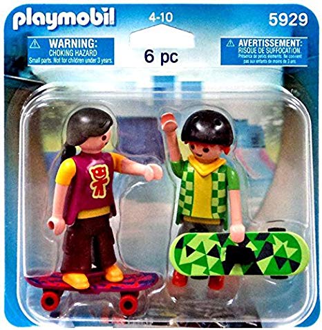 Playmobil 5929 SKATEBOARD KIDS 2 deux Duo Pack Figure Chiffres nouveaux jouets 