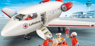 Playmobil - 9534-ger - Avión Cruz Roja