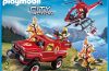 Playmobil - 9518-fra - 4x4 & Helicopter Fire Rescue