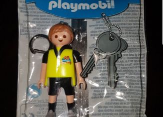 Playmobil - 30923840-ger - Fußballspieler Schlüsselanhänger Puttino Cares
