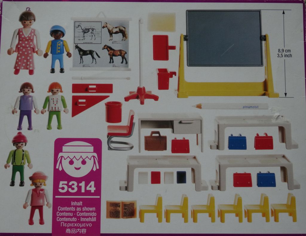 Playmobil Tafel & Zuehör aus 5314  zur  schule 
