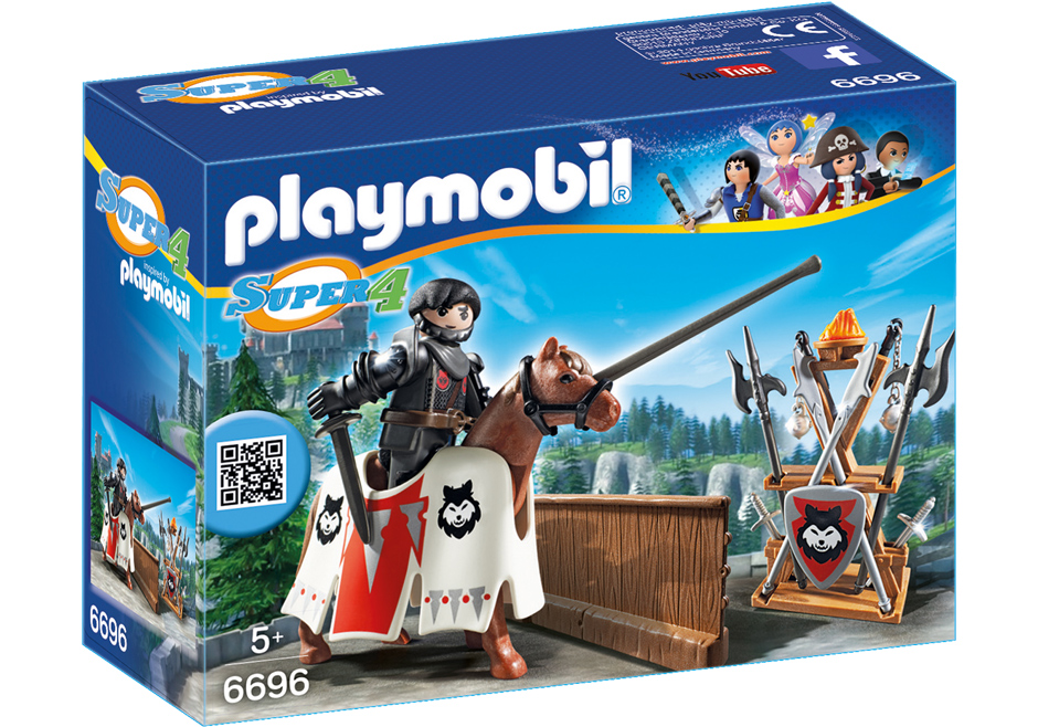 Playmobil 6696 - Jousting Rypan, Guardian of the Black Baron - Box