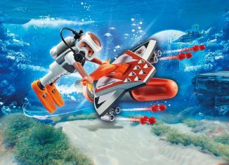 Playmobil - 70004 - Spy Team Underwater Wing