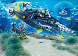Playmobil - 70005 - Sous-marin d'attaque S.H.A.R.K Team