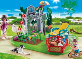 Playmobil - 70010 - SuperSet Family Garden