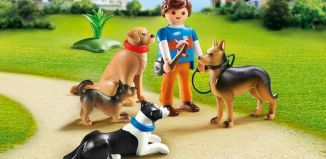 Playmobil - 9279 - Entraineur et chiens