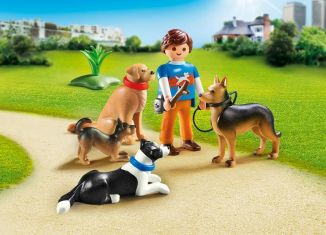 Playmobil - 9279 - Entraineur et chiens