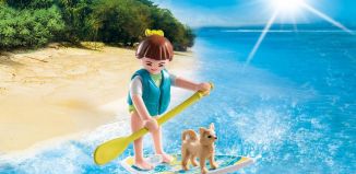 Playmobil - 9354 - Chica paddle surf