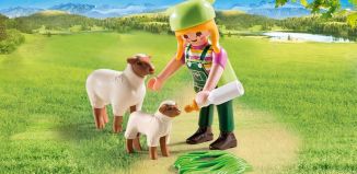 Playmobil - 9356 - Campesina con ovejas