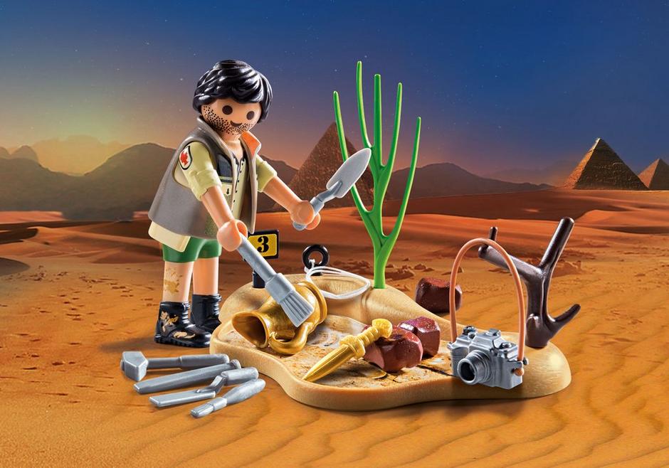 Explorer Archaeology in silver extras NEW Playmobil Tools for Construction 