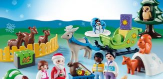 Playmobil - 9391 - 1.2.3 Adventskalender "Waldweihnacht der Tiere"