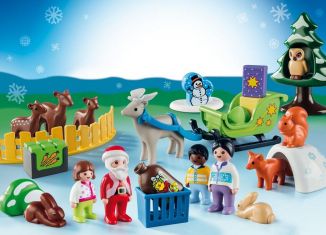 Playmobil - 9391 - 1.2.3 Advent Calendar "Forest Christmas of the Animals"