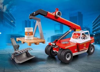 Playmobil - 9465 - Fire Telescopic Loader