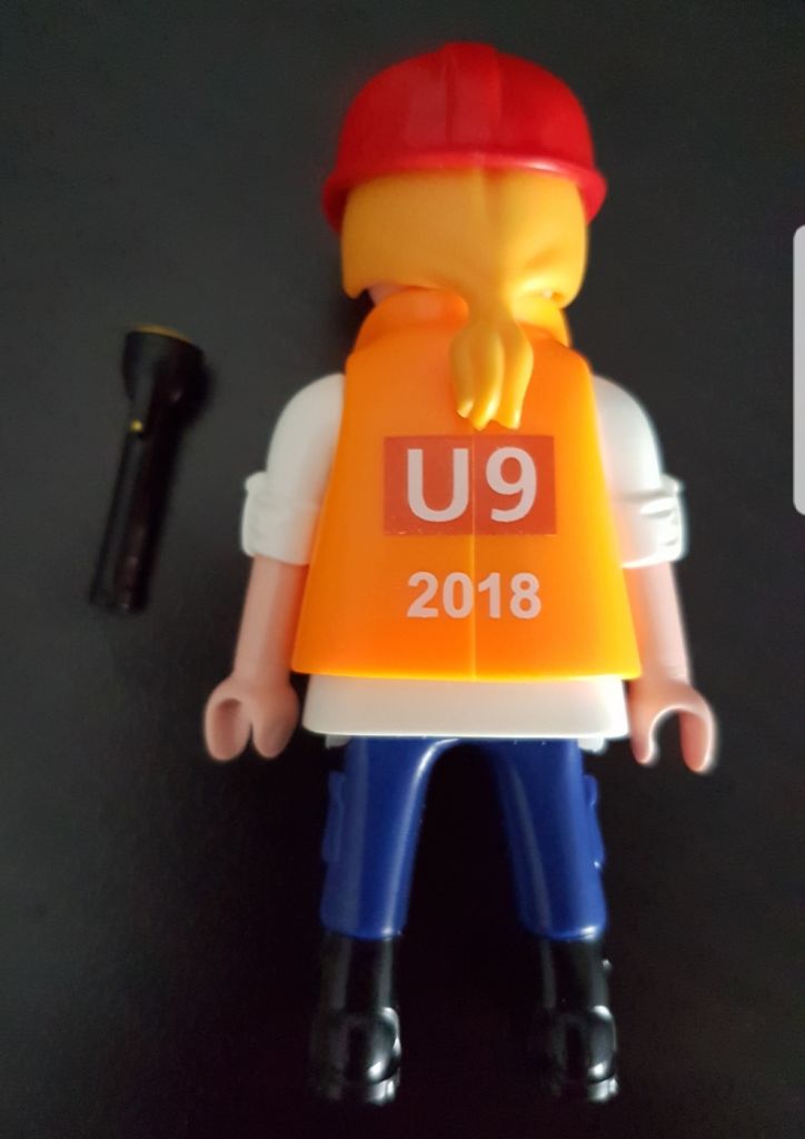 Playmobil 0000-ger - Maintenance Employee BVG (U9, 2018) - Back