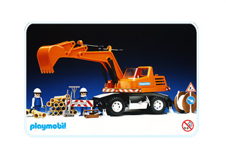 Playmobil - 3472v2 - Backhoe