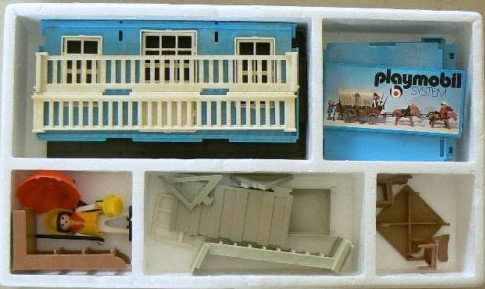 Playmobil 3421 - Western-House - Back