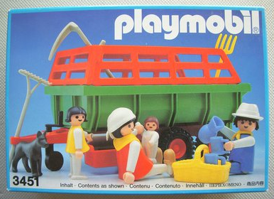Playmobil 3451v2 - Hay Wagon - Box