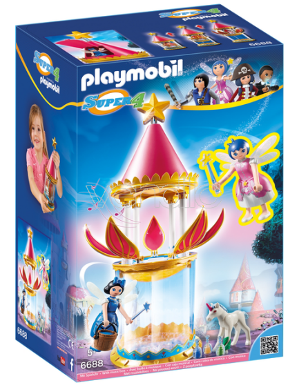 Playmobil 6688 - Musical Flower Tower with Twinkle & Donella - Box