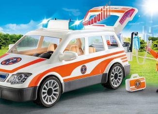 Playmobil - 70050 - Médico de urgencias de automóviles con luz y Sonido