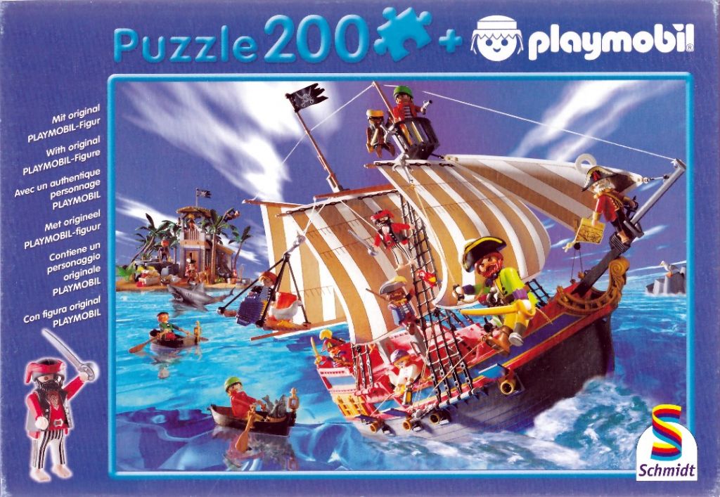 Playmobil 55254 - Pirates Puzzle 200 - Box