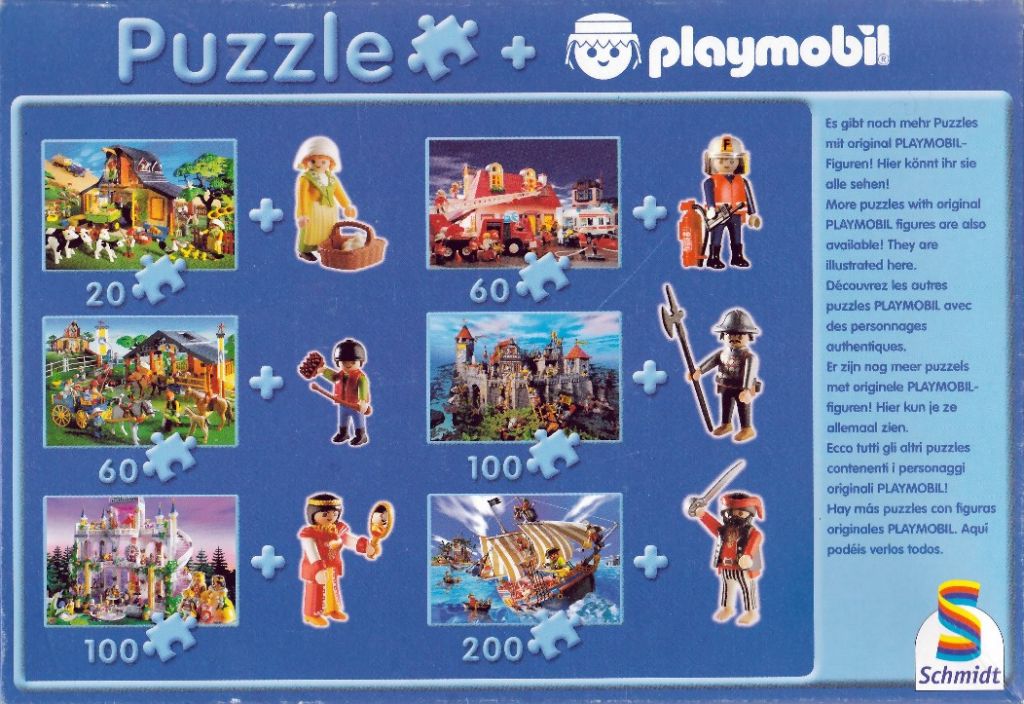 Playmobil 55254 - Pirates Puzzle 200 - Back
