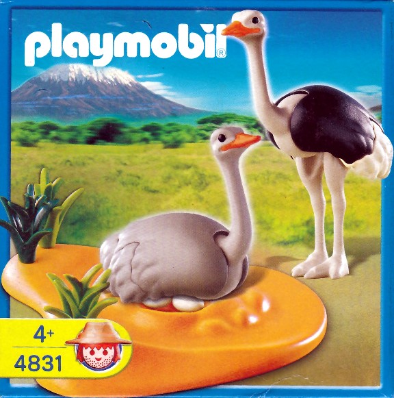 Playmobil 4831 - Ostrich Family with Nest - Box