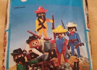 Playmobil - 3241v2-ant - Cowboys and Mexicans